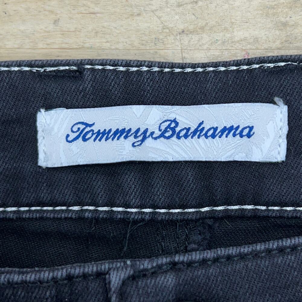 Tommy Bahamas Womens Size 10/29 Jeans Mid Rise Slim Boyfriend Leila Black Pants - Picture 9 of 15